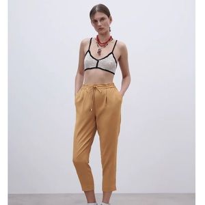 Zara pajama style trousers